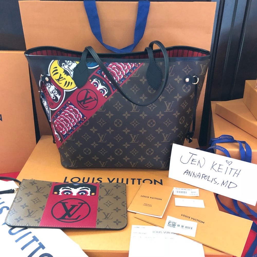 NWT limited  neverfull Kabuki Louis Vuitton